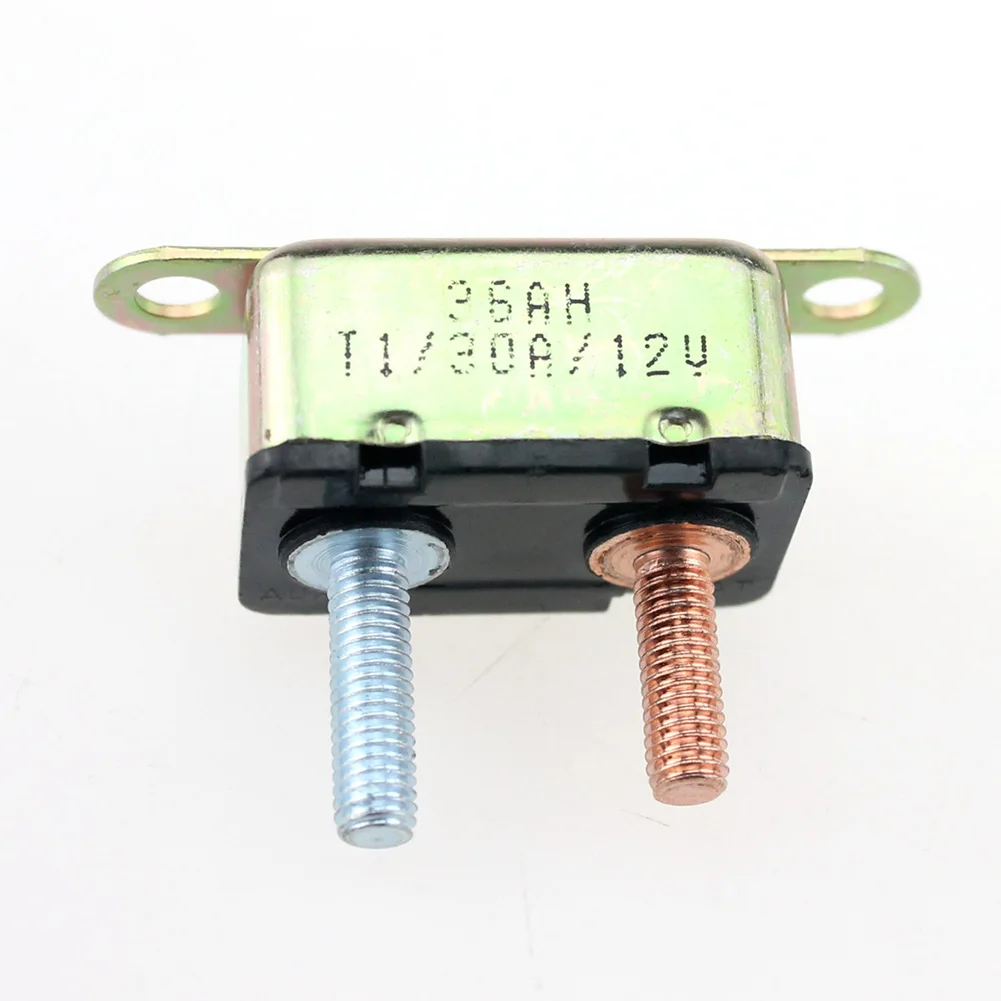 

SAE J553 For Battery Chargers Trucks Buses RVs Circuit Breaker Fuse 1.248\"x0.693\"x0.8\" Inch 12V 30A/40A/50A Auto Reset