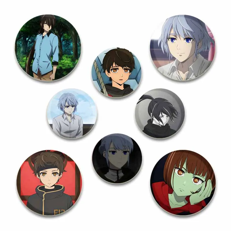 58mm Anime Characters Aguero Agnes Khun/Twenty-Fifth Bam/Rachel/Endorsi Jahad Badge Button Pins Snap-on Brooches Fashion Jewelry