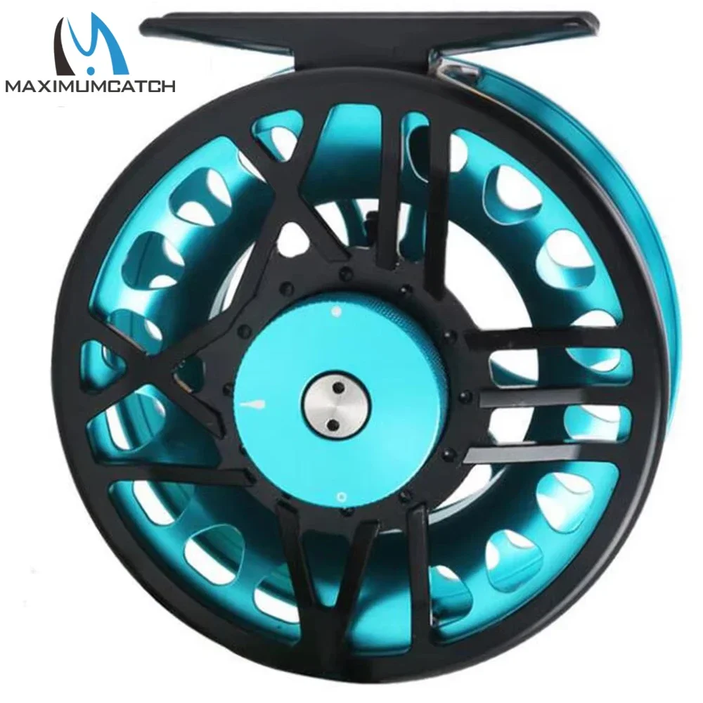 Фото Катушка для нахлыстовой рыбалки Maxcatch TimeFly 5WT 6WT 7WT 8WT, водонепроницаемая, из алюминия с ЧПУ-обработкой, с большим барабаном, дисковым фрикционом, плавным ходом и высокой прочностью №3