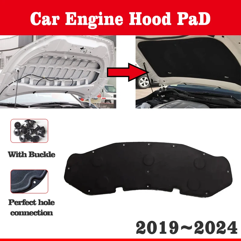 Звуковые коврики для капота двигателя автомобиля Mercedes Benz B Class W247 2019-2024 2023