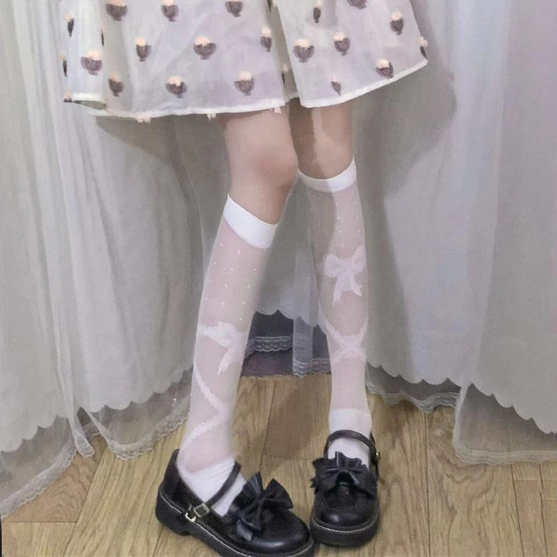 

Lolita Stockings Women Girls Knee-high Socks Female Jk Long Stocking