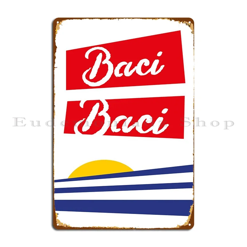 

Baci металлическая вывеска настенная пещера паб Настенный декор дизайн клуба оловянный знак плакат