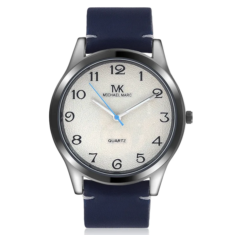 Women Watch TVK Frosted Digital Blue Needle Quartz WristWatch Fashion Ladies Leather Belt Stitching Watch Clock for Women Chasy