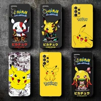 cartoon pok%c3%a9mon pikachu phone case for samsung galaxy s8 s8 plus s9 s9 plus s10 s10e s10 lite 5g plus silicone cover coque
