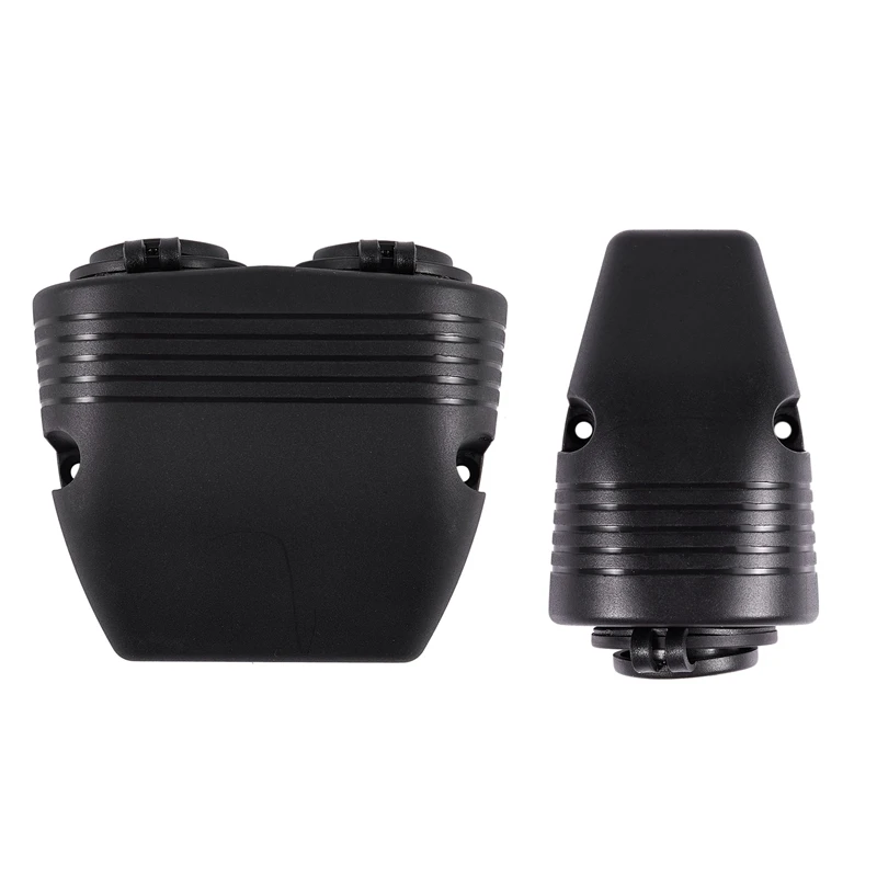 

2 Pcs Car Boat Cigarette Lighter Socket Splitter 12V Charger Power Adapter Plug, 3.8Cm & 3.6Cm