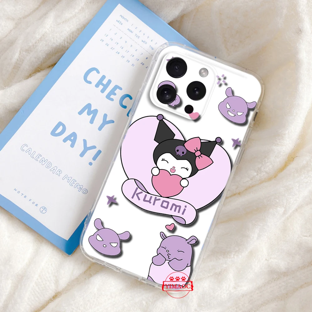 Милый мягкий чехол Kuromi для LG K71 K8 Plus K9 Lite Q510 K92 Q92 Stylo 6 7 V40 V50 V60 Velvet G9 X4 Q61 Q60