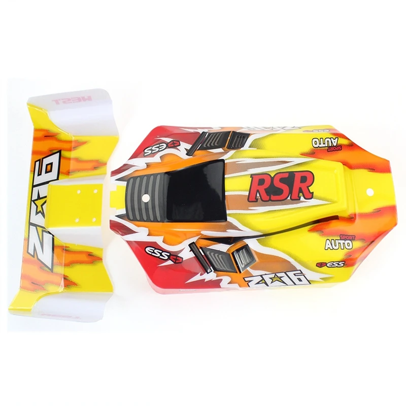

RC Car Body Shell Car Cover Tail Wing Set for Wltoys 144001 144010 1/14 RC Car Upgrade Parts Spare Accessories