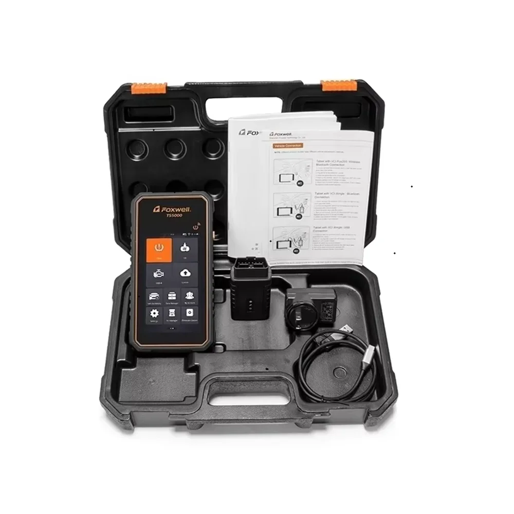 FOXWELL TS5000 двунаправленный автомобильный диагностический инструмент с OBDII tpms