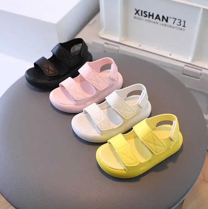 

Boys Summer Sandals New Big Kids Open Toe All-match Casual Sandals Boys Girls Sports Beach Shoes Children's Soft Beach Hot