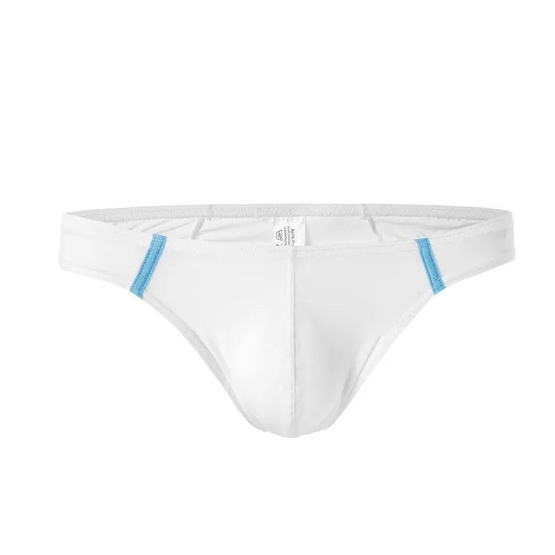 

Трусы-танга мужские из дышащего материала, пикантное нижнее белье из сетчатой ткани, с U-образным выпуклым мешочком, модные спортивные трусы для молодых мальчиков, в багажнике