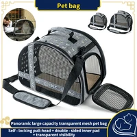 hand the bill of lading shoulder breathable easy receive the cat go out portable pet package travel bag porous portable pet bag