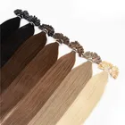 Волосы для наращивания MRSHAIR, 14 дюймов, U-образные, прямые, кератиновые, 100% натуральные волосы, нереми, чистый цвет, 50 г