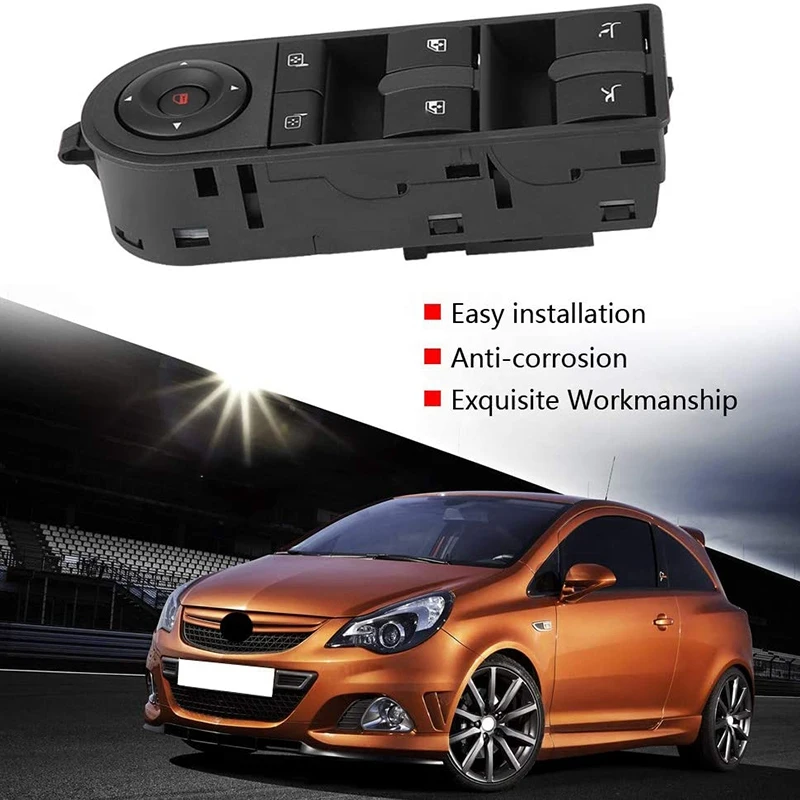 Выключатель стеклоподъемника 93162636 Для Vauxhall Tigra Twintop 2004-2009 для OPEL TIGRA B