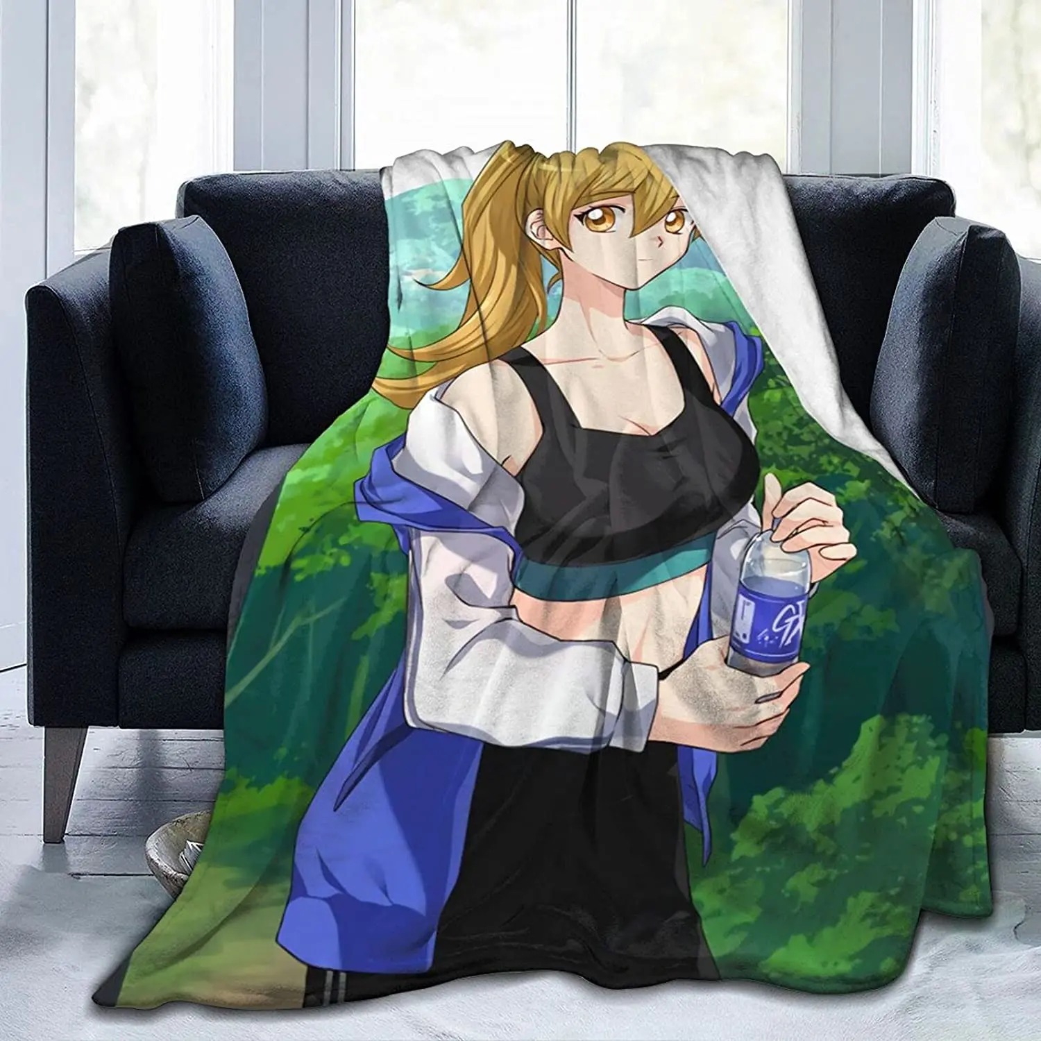 

Alexis Rhodes Fluffy Soft and Comfortable Blanket, Anime Warm Embrace of Sympathy