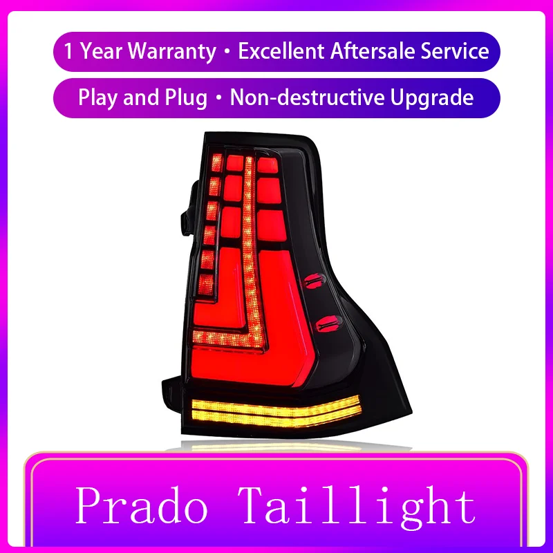 Автомобильная фара для Toyota Prado 2010-2021 LC150 пара задних фонарей Модифицированная