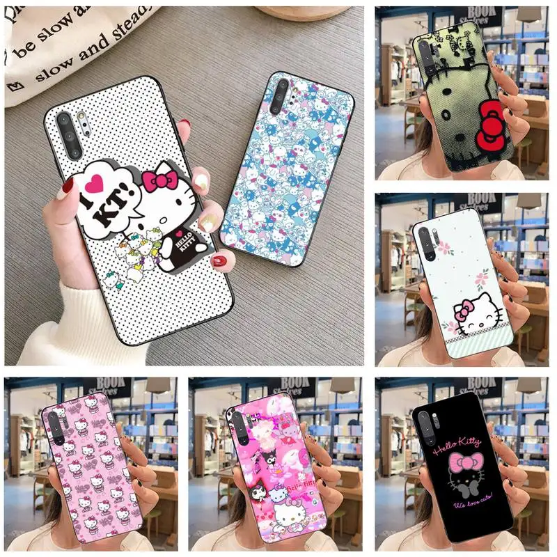 

Lovely Hello Kitty Phone Case For Samsung Galaxy Note20 ultra 7 8 9 10 Plus lite Samsung M21 M31S M30S M51