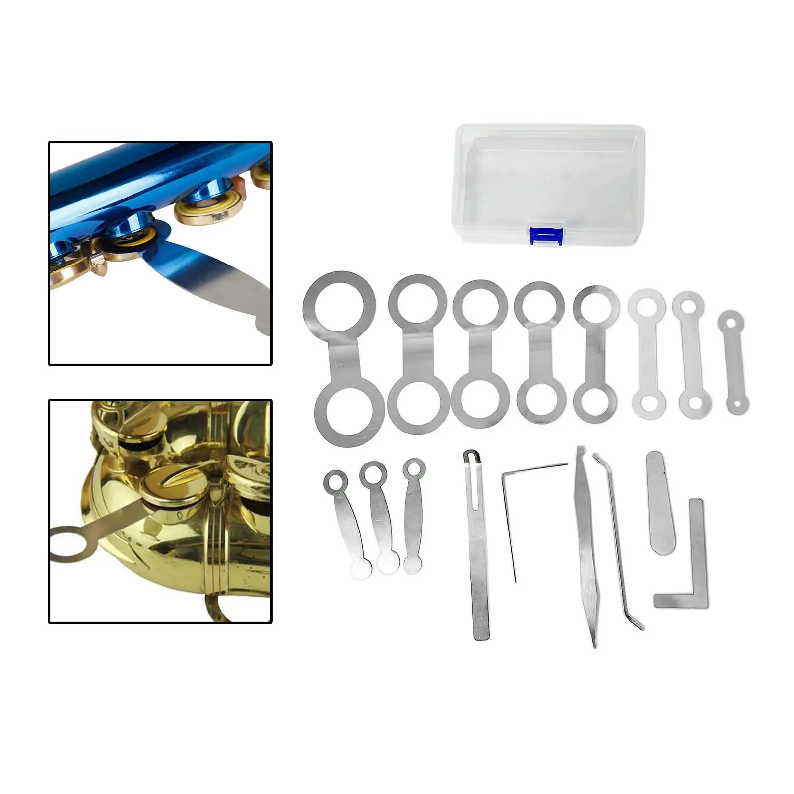 

Saxophone Repair Tool Woodwind Instrument Maintenance Tool Set with Storage Box