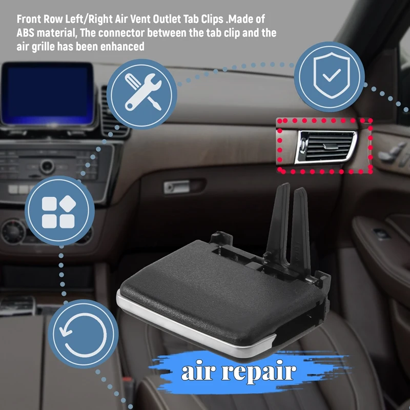 Передние левые и правые решетки вентиляционных отверстий для Mercedes Benz вентиляции