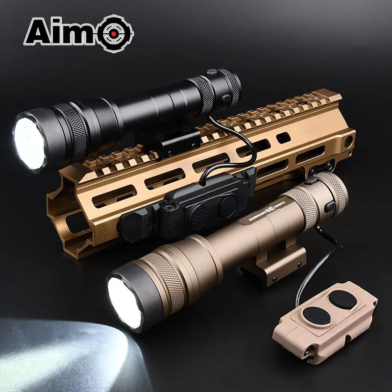 WADSN REIN flashLight 1300 Lumens Tactical Cloud Defensive LED Light Metal Hunting Scout Light Fit 20mm Picatinny Rail