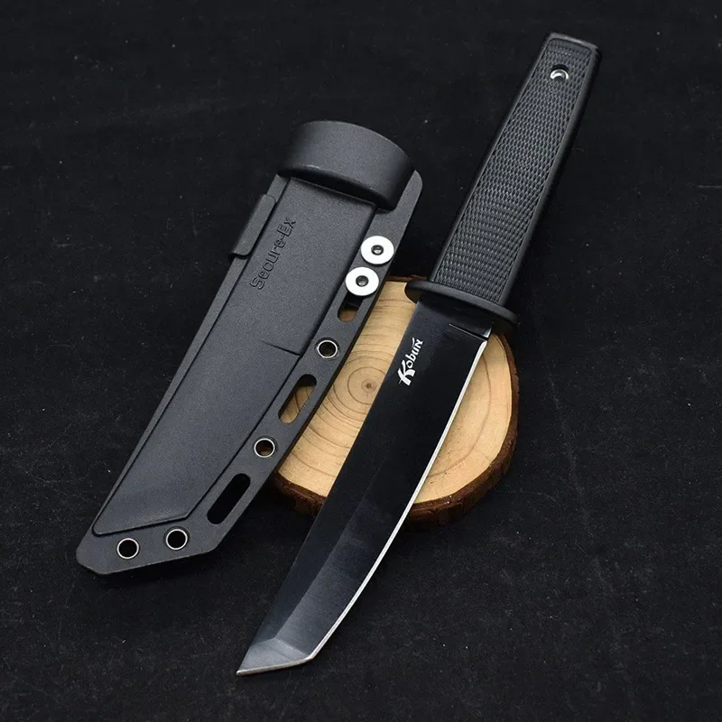 

Cold Steel 17T Survival Stright Knife Tanto Point Satin Blade Utility Fixed Blade Knife Hunting Tools