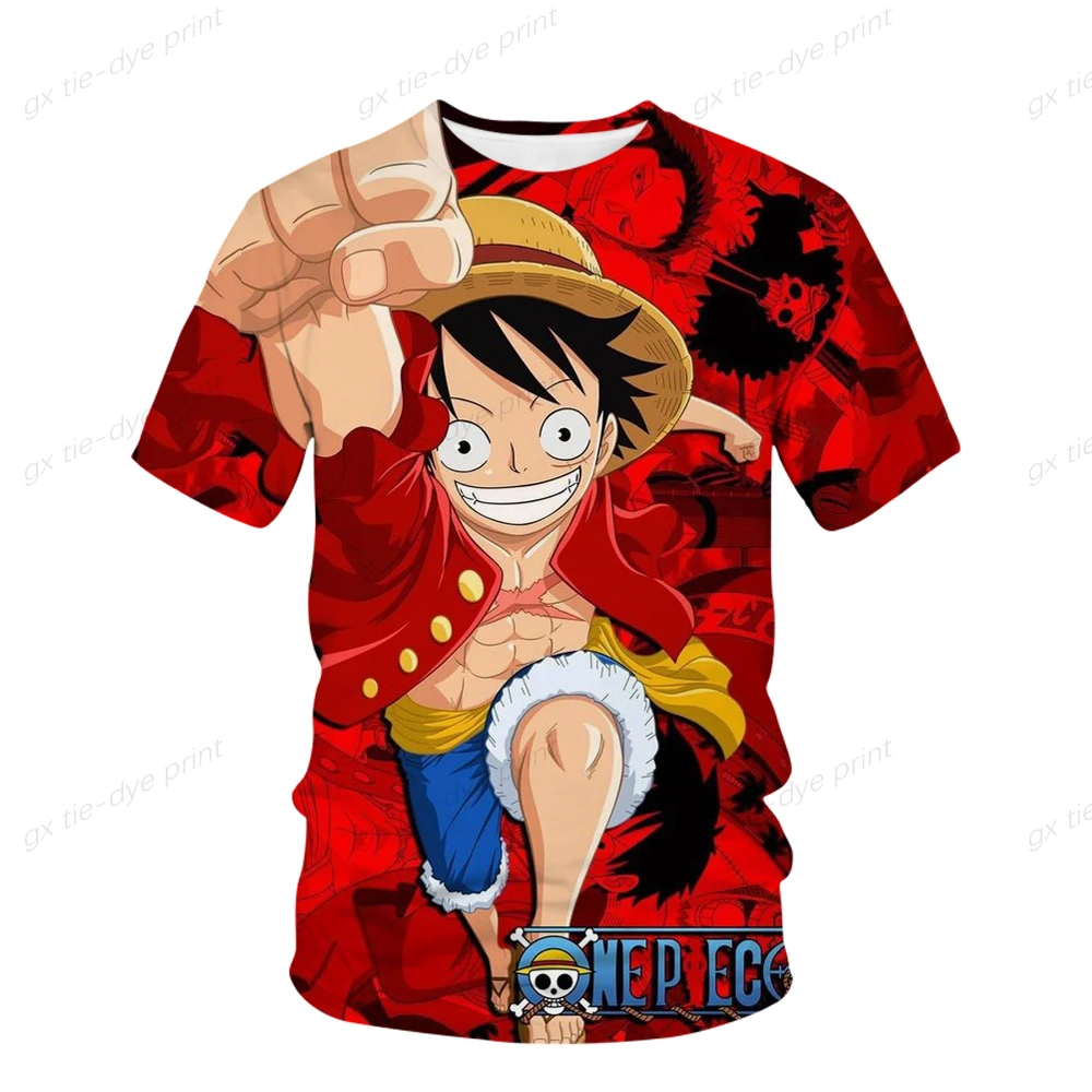 

Костюм для мальчиков из аниме One Piece Film Z Monkey D Luffy, летняя повседневная футболка для детей, Лидер продаж 2023