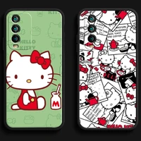 hello kitty kulomi phone cases for xiaomi redmi note 10 10s 10 pro poco f3 gt x3 gt m3 pro x3 nfc funda back cover soft tpu