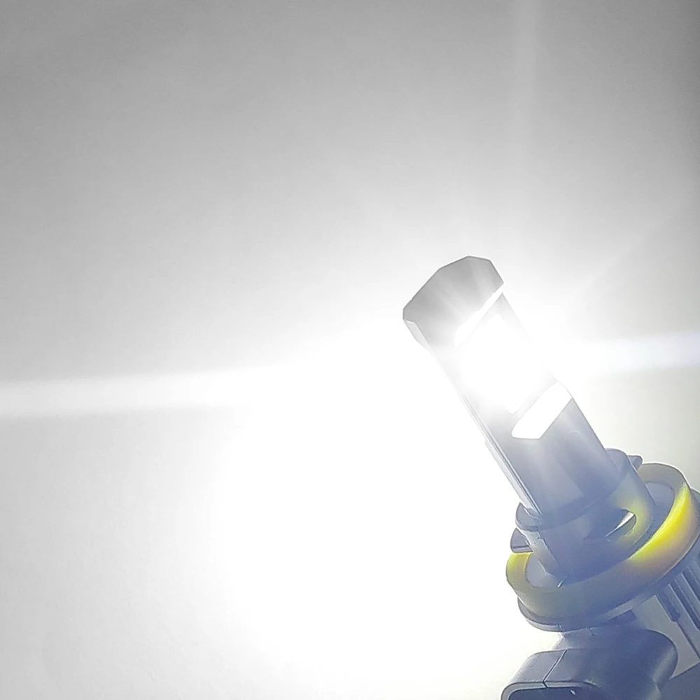 

AUXITO 2 шт. безвентиляторный H11 H8 H9 9005 HB3 LED 360 ° Освещение Лампа для фар Авто противотуманная фара 9006 HB4 Светодиодные автомобильные фары 12 В Беспроводная связь