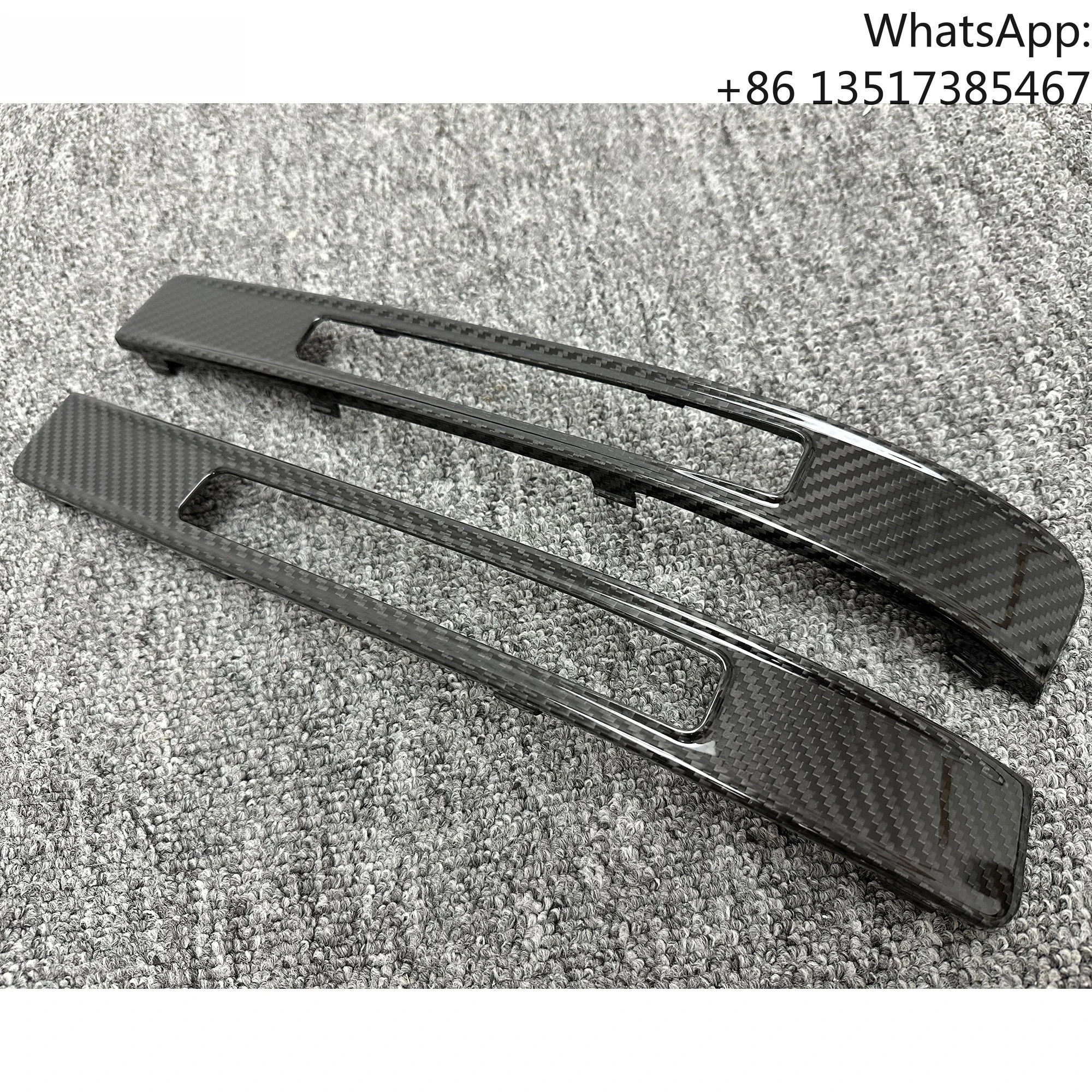 Фото Накладки из сухого карбона на задние фонари для Mercedes-Benz G-Wagon W464 G63 AMG G500 G-класса, элементы обвеса №3