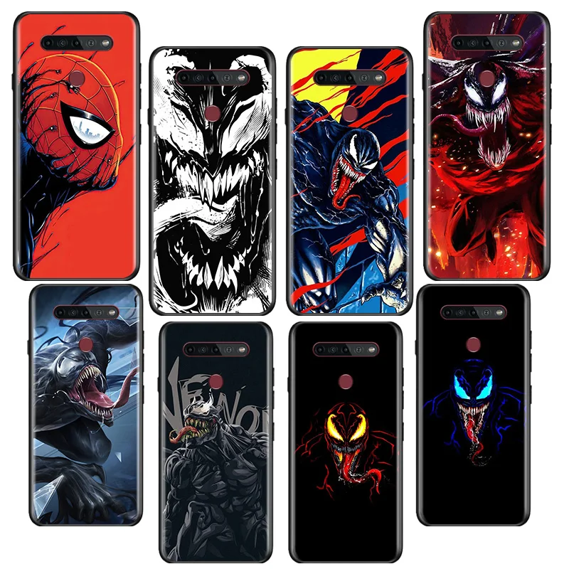 

Marvel Avengers Super Hero Venom For LG Q60 V30 V40 V50 V50S V60 G8 G8X G8S K22 K40S K41S K50S K51S K61 K71 K92 Black Phone Case