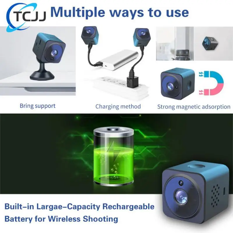 

Камера видеонаблюдения Goodcam As02, беспроводная инфракрасная камера ночного видения с поддержкой Wi-Fi, для домашней безопасности