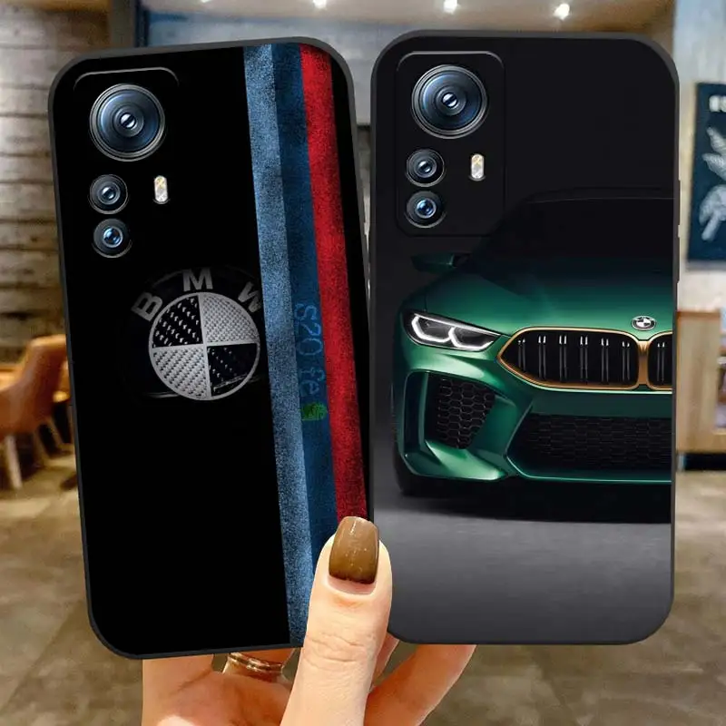 

Top Car BMW Art Logo Luxury Phone Case For Xiaomi Mi 13 12T 12S 12X 12 11 11T 11i 10T 10 9 8 Pro Lite Ultra 5G Black Cover