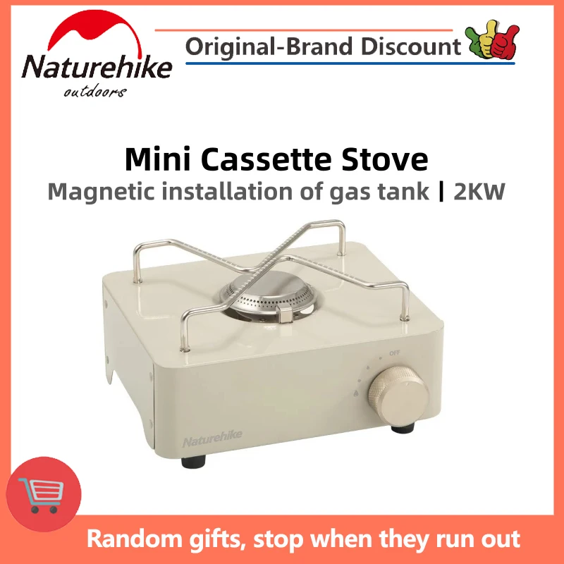 

Naturehike Camping Mini Cassette Gas Stove Outdoor Portable Stove Picnic Equipment Cookware Stove Tourist Cooking Tools and Bag