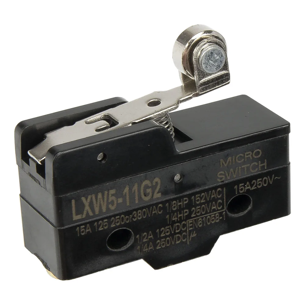 

10pcs/lot LXW5-11G2 short hinge roller lever micro switch LXW5 series reset limit switch momentary travel switch