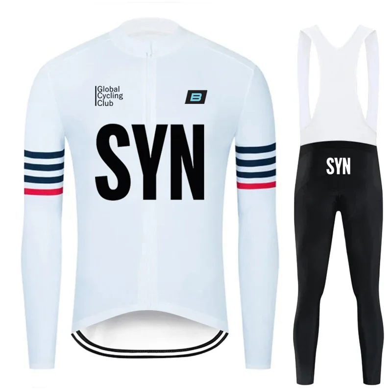 Осенний комплект трикотажа для велоспорта SYN Team велосипедная MTB Maillot Ropa Ciclismo