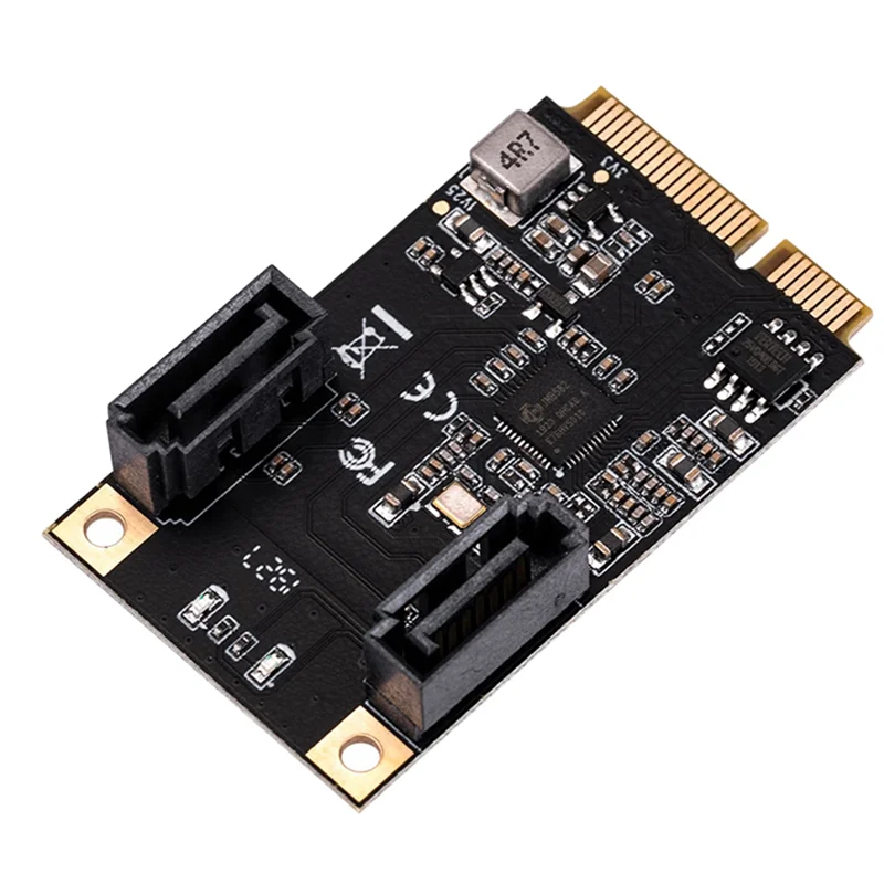 

Mini PCIE 2 Port To SATA 3.0 Expansion Card Full Height Mini PCIE 3.0 Gen3 High Speed Controller Card
