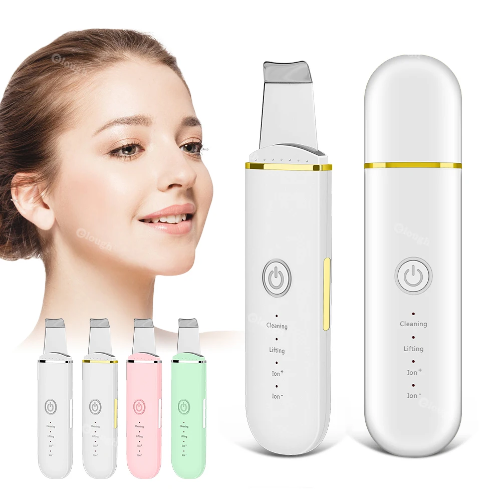 

Ultrasonic Skin Scrubber Deep Face Cleaning Machine Peeling Shovel Facial Pore Cleaner Facial Lifting Beauty Instrument Device