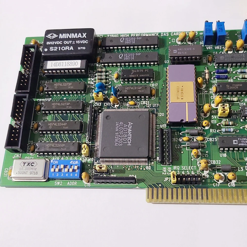 

Высокопроизводительная карта DAS CARD REV A3, карта захвата данных, 16-канальная шина ISA для Advantech PCL-818HG