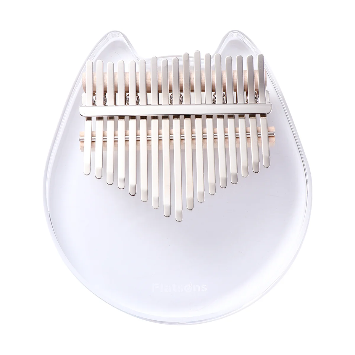 

1 Set Kalimba 17 Keys Thumb Piano Cat Shape Finger Piano Crystal Kalimba Mbira