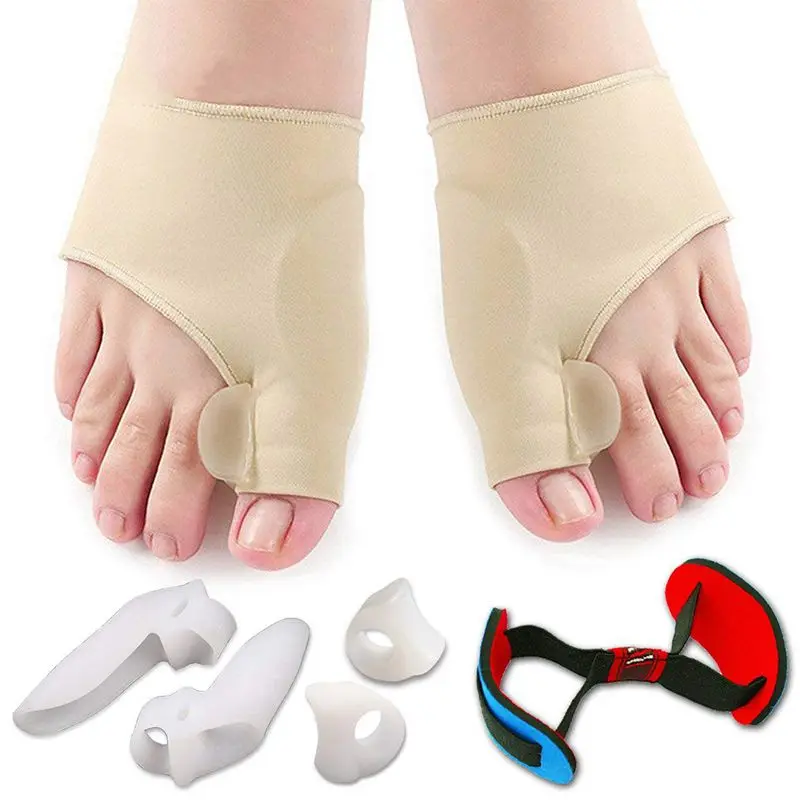 

Корректор и облегчение бурсита, комплект защитных рукавов-лечение боли при вальгусной деформации, больших суставах пальцев ног, молоточных...