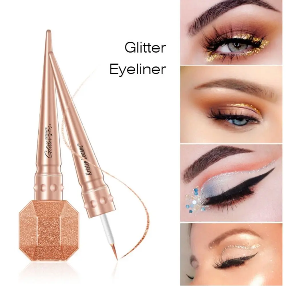 

Diamond Sequins Liquid Eyeliners Glitter Shimmer Eye Shadow High Gloss Eyeshadow Lasting Eyeliner Eyes Cosmetic Dropship