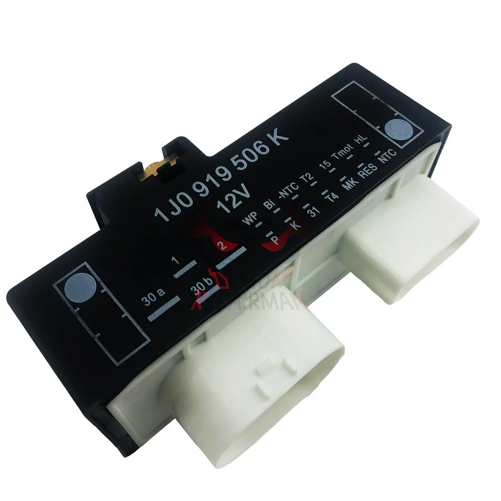Релейный радиатор охлаждающего вентилятора 1J0919506K SE0027, блок управления вентилятором радиатора, Модульный штекер для Jetta Golf TT 00-06 Beetle 1J0 919 506 K
