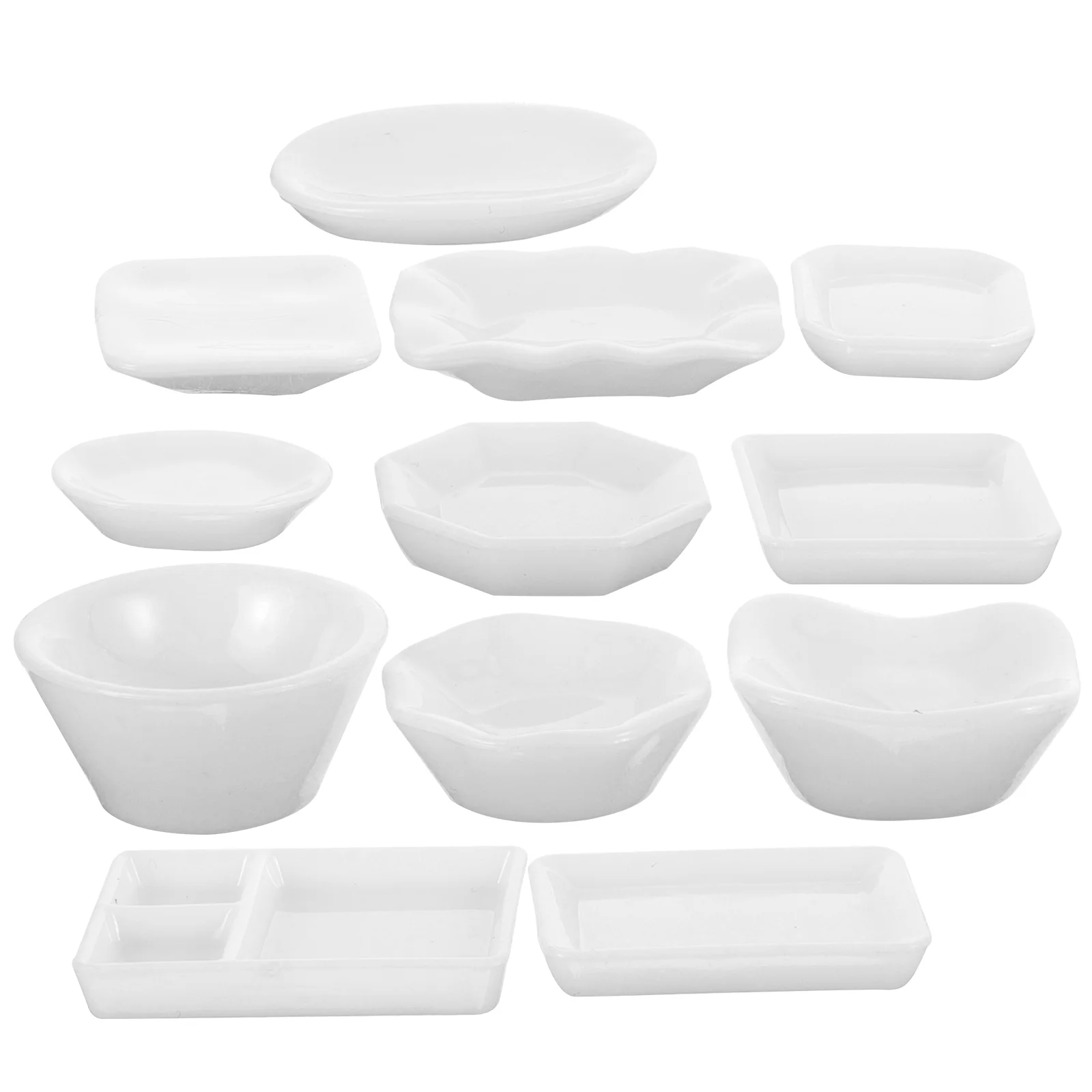 

Аксессуары для мини-кухни, миниатюрные тарелки для украшения микроландшафта