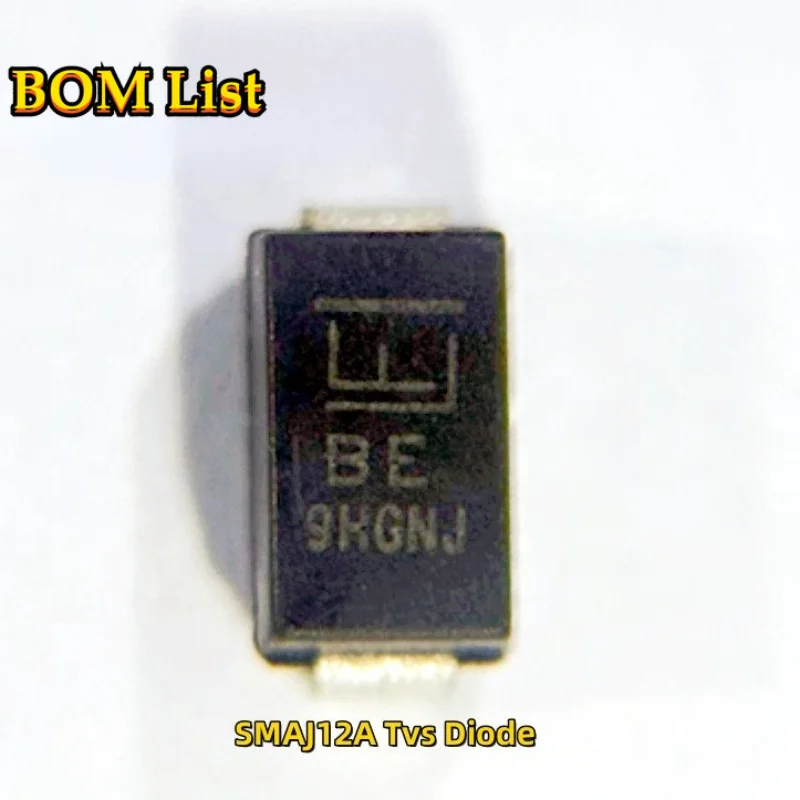Оригинальный sкрупный SMAJ12A TVS DIODE 12VWM 19.9VC DO214AC, диод подавления Переходного Напряжения Оригинальный sкрупный SMAJ12A TVS DIODE 12VWM 19.9VC DO214AC, диод подавления Переходного Напряжения