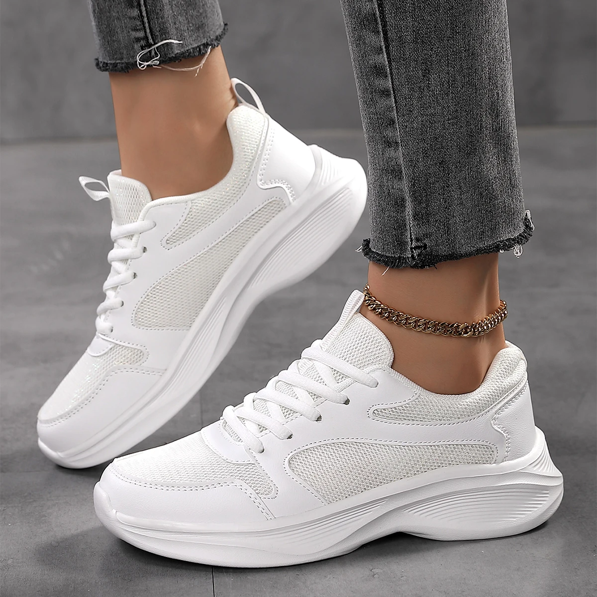 Кроссовки спортивные унисекс повседневная обувь для улицы маленькие полностью