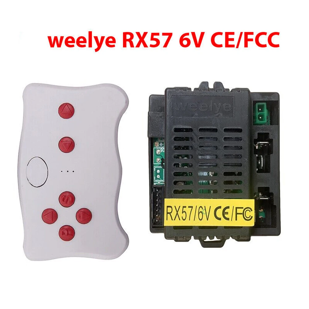 Weelye RX57 6V 12V приемник CE/FCC Детский Электрический Автомобиль 2 4G TX10 RC/TX20 RC передатчик
