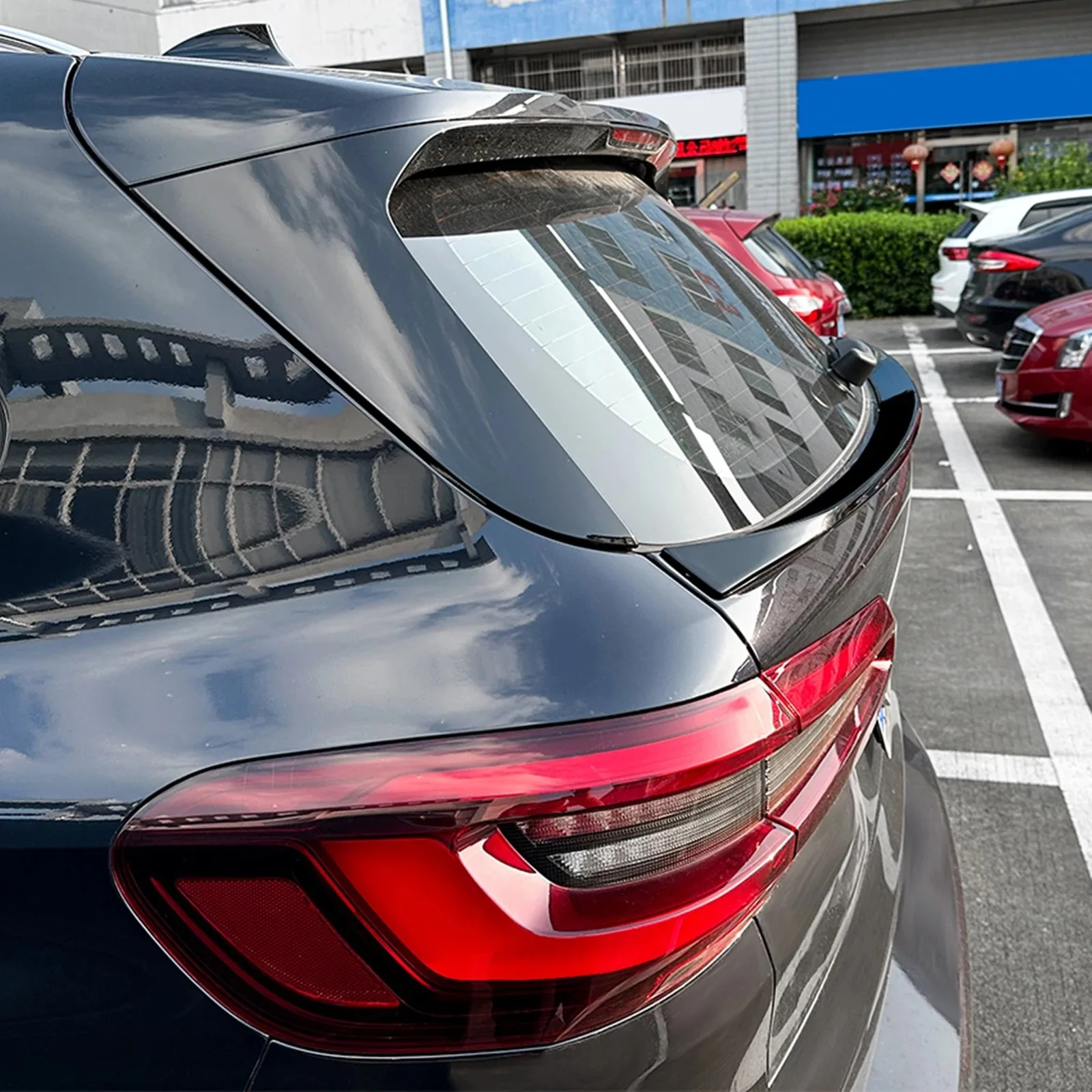 Для BMW X5 G05 2019 2020 2021 2022 2023 2024 задний спойлер багажника среднее крыло губа из
