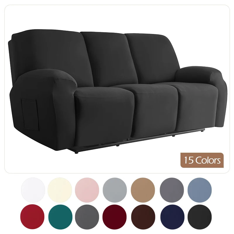 1/2/3/4Seater Recliner Sofa Cover for Living Room Elastic Reclining Chair Protection Lazy Boy Relax Armchair | Дом и сад