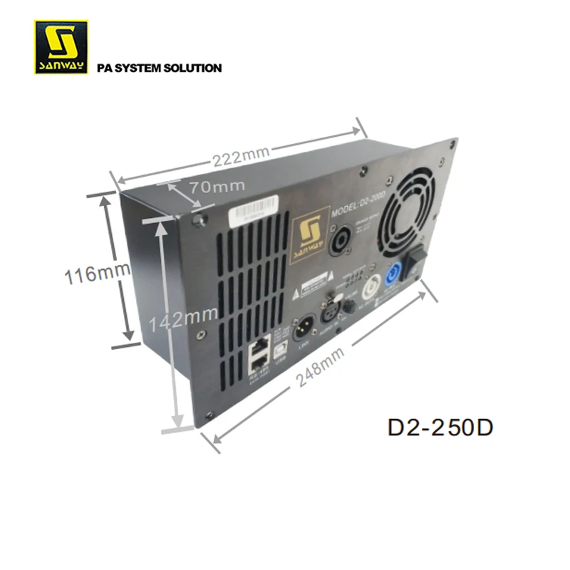 Модуль усилителя D2-250D 300W