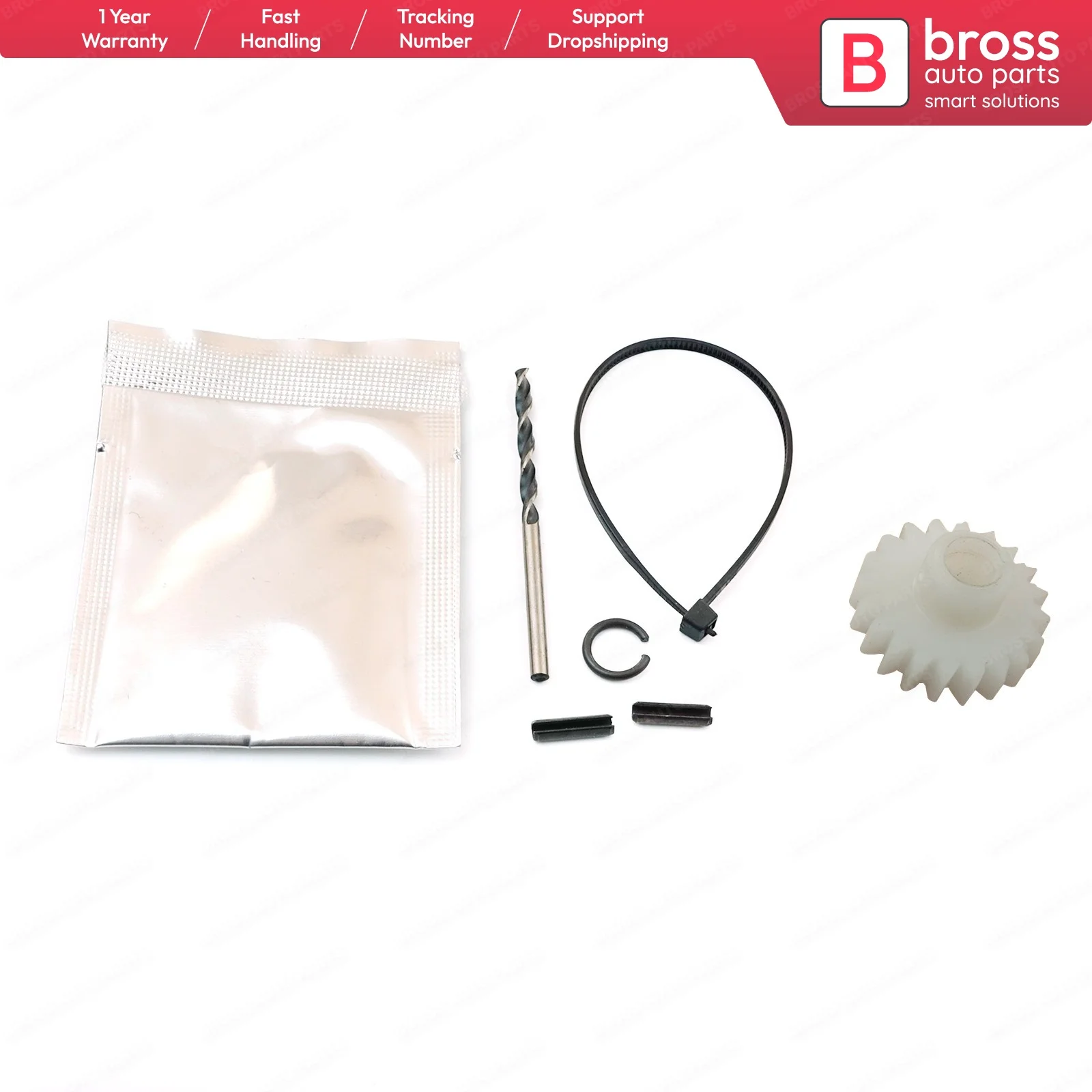 

Bross Auto Parts BGE578 Seat Height Adjuster Motor 5609510 Plastic Gear for Ford Mondeo Galaxy S-Max Jaguar Ship From Turkey