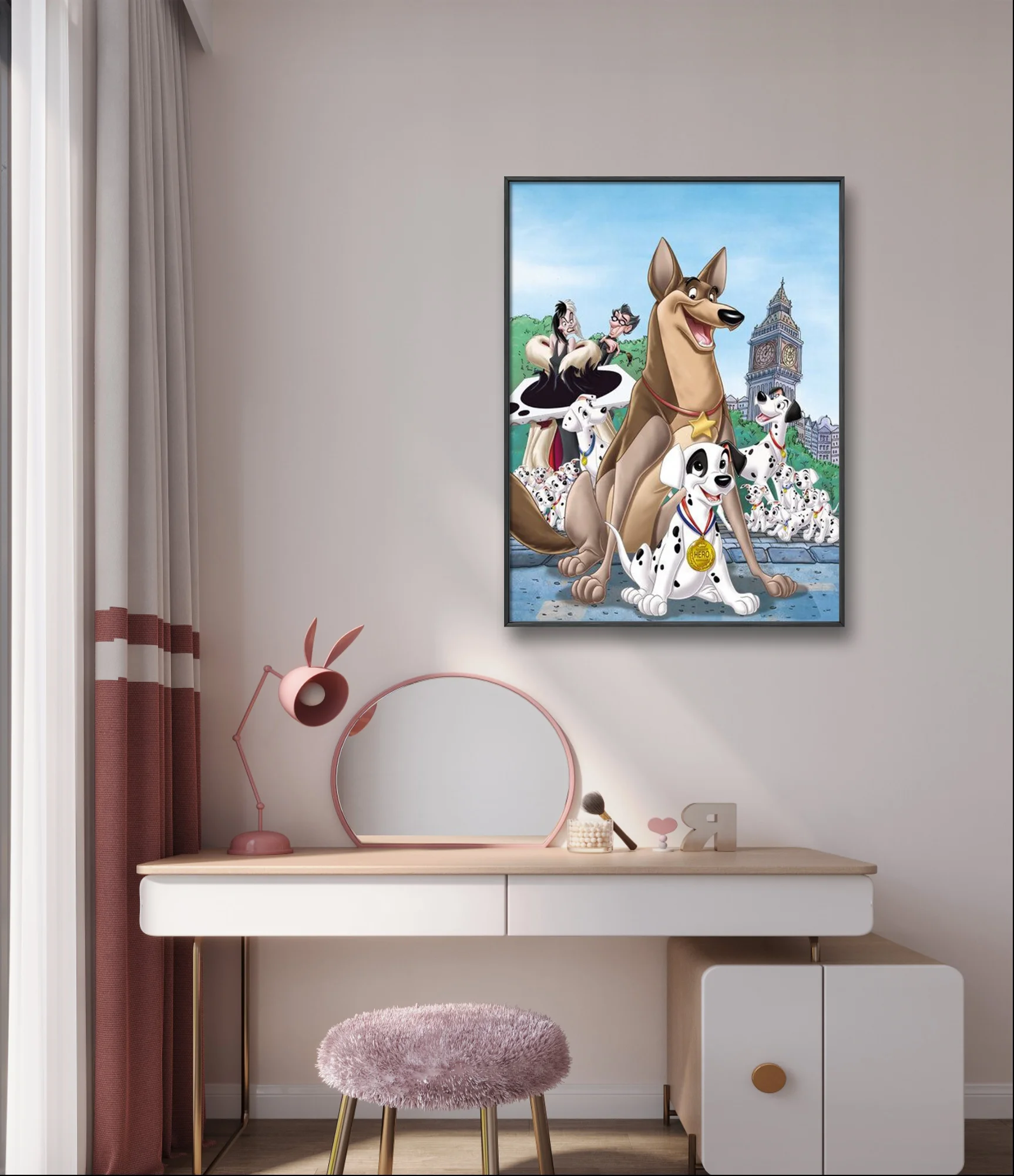 Рисунок 2 - Алмазная 5D картина с изображением далматинской собаки